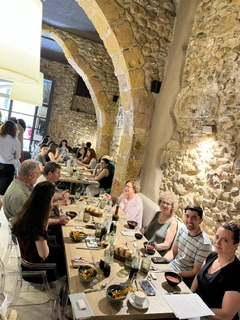 Department lunch to mark the end of the semester